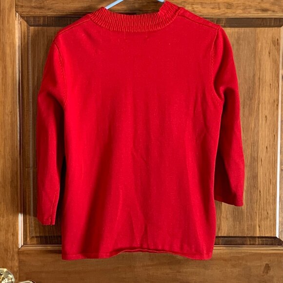 STUNNING ALFRED DUNNER ONE PIECE SWEATER SET, MEDIUM, PERFECT FOR VALENTINES DAY - Picture 2 of 4